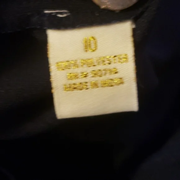 PRELUDE size 10 tiered dress blue with white polka dots - Picture 7 of 7